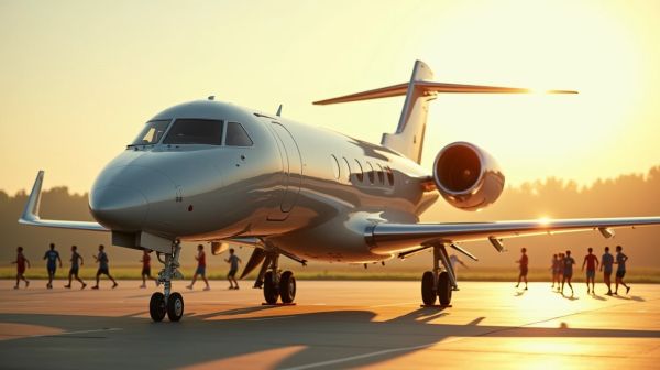 Why basketball private jet charters are game changers for teams